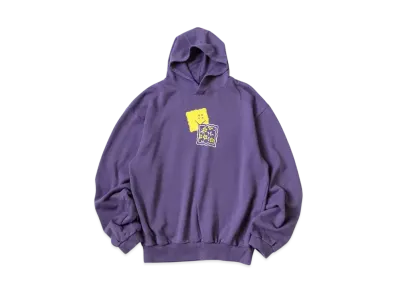 KAPITAL 30/- Fleece Hood Sweatshirt "Purple"