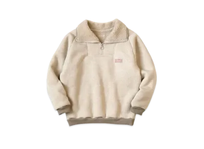 KAPITAL Boa Fleece Zip Alpine Pullover "Kinari"