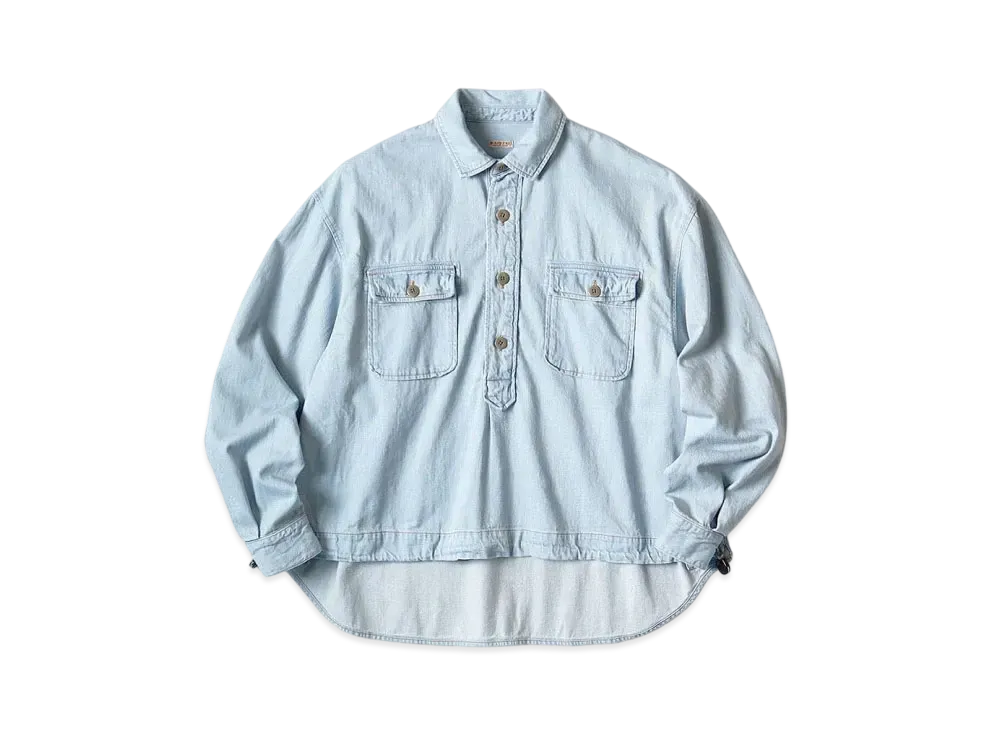 KAPITAL 8oz Denim Shirt Anorak "Indigo"