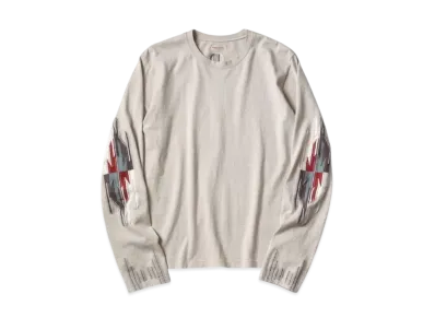 KAPITAL Ortega Crew Long Tee "Kinari"