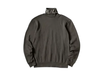 KAPITAL Waffle High Neck Long Tee "Charcoal"