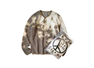 KAPITAL Reverse Fleece Tie Dye Pack Long Tee "Brown"