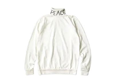 KAPITAL 18.5/- High Neck Long Tee "White"