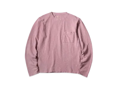KAPITAL Amuse Knit Poke Long Tee "Pink"