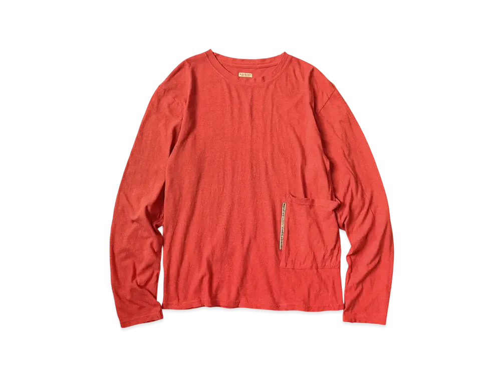 KAPITAL Gauze Biscuit Pocket Long Tee 