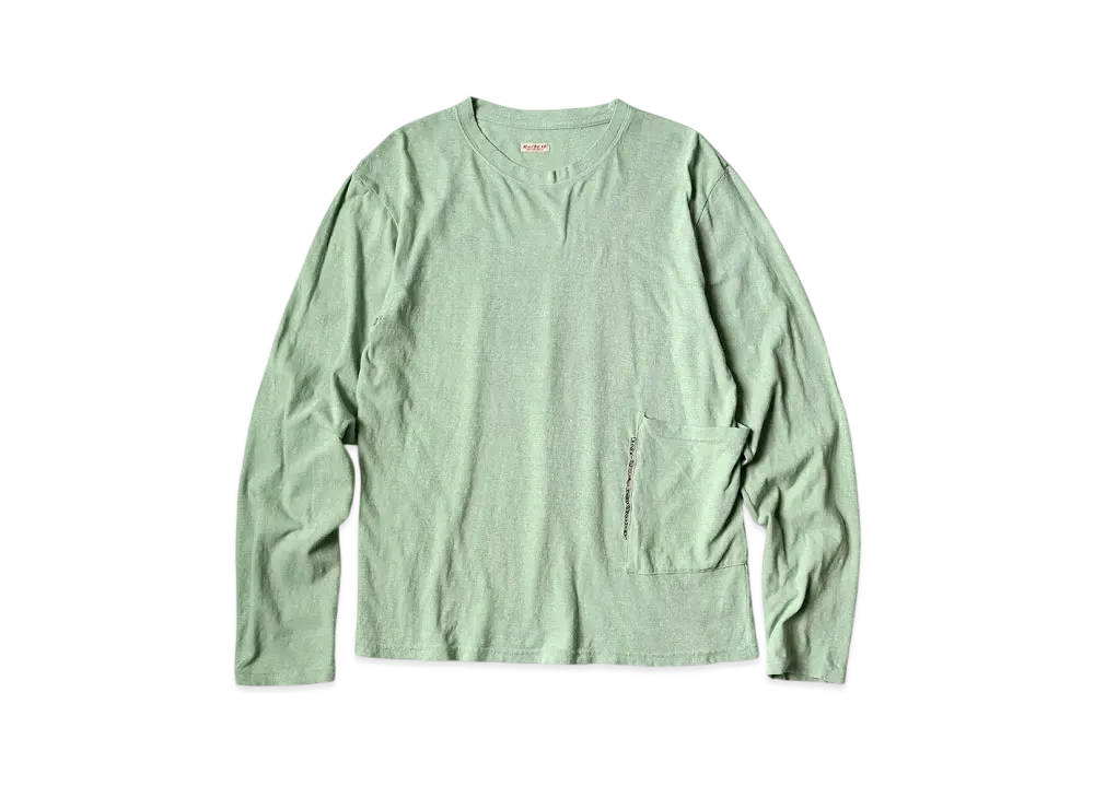 KAPITAL Gauze Biscuit Pocket Long Tee 