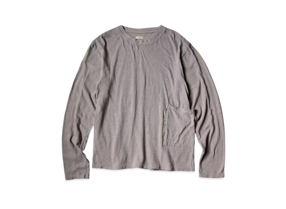 KAPITAL Gauze Biscuit Pocket Long Tee 