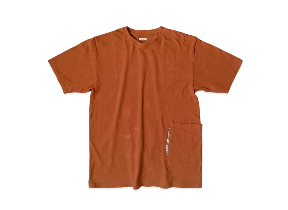 KAPITAL Gauze Biscuit Poke Tee "Brown"