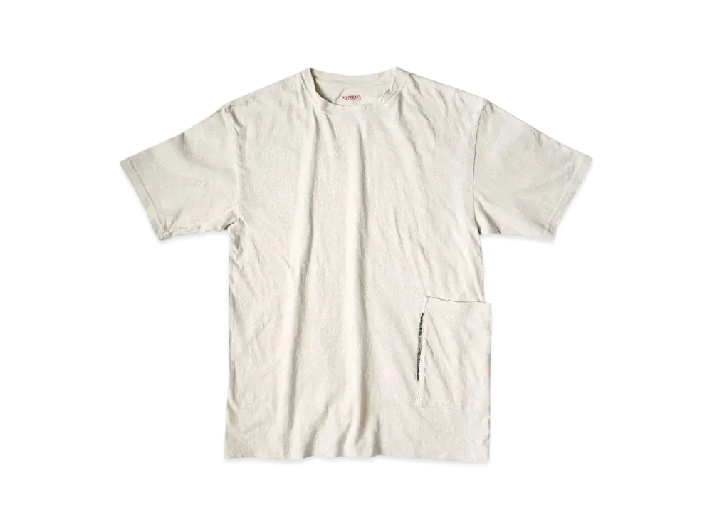 KAPITAL Gauze Biscuit Poke Tee "Ivory"