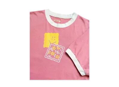 KAPITAL 20/- Ringer Tee "Pink"