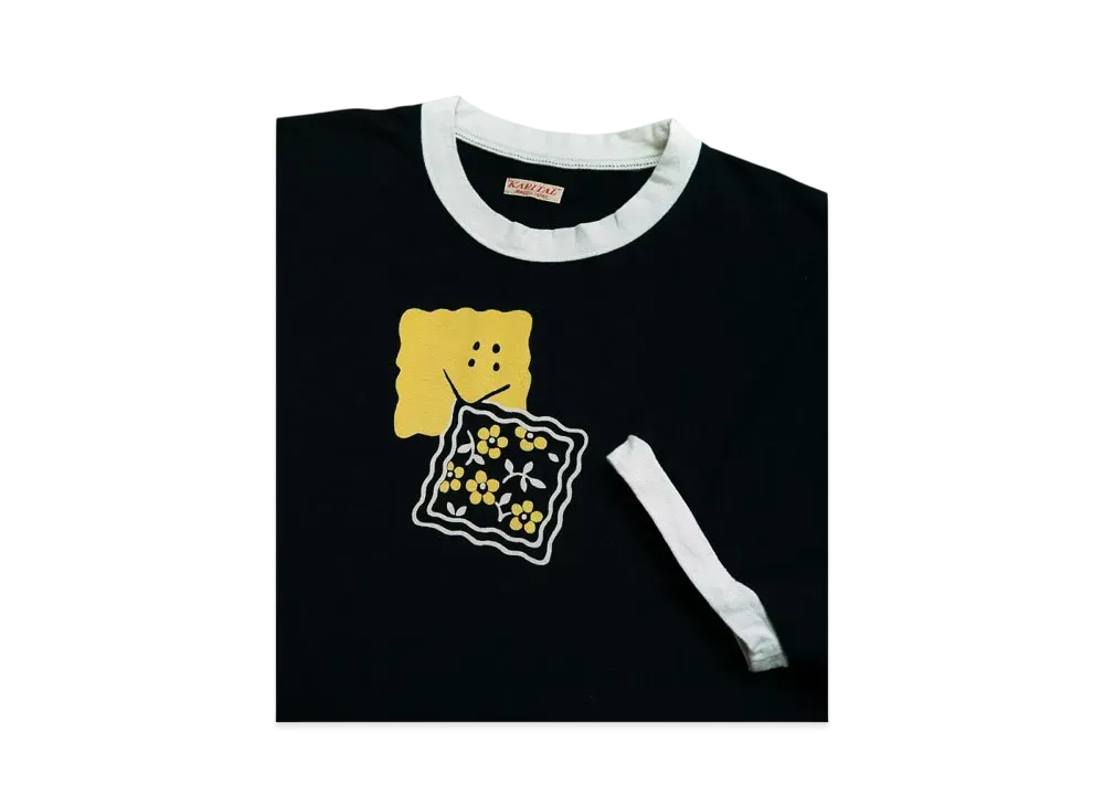 KAPITAL 20/- Ringer Tee "Black"
