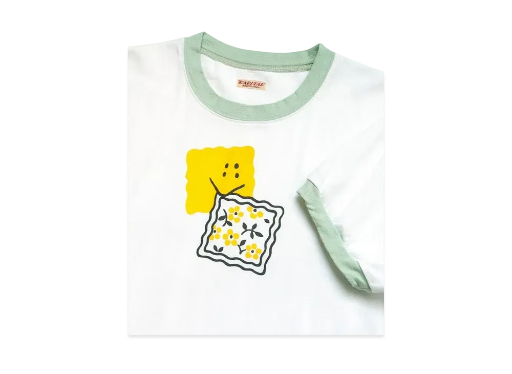 KAPITAL 20/- Ringer Tee "White"
