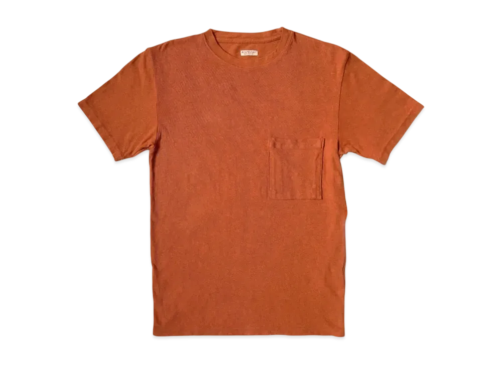KAPITAL Gauze Poke Tee "Brown"