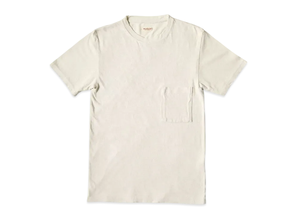KAPITAL Gauze Poke Tee "Ivory"