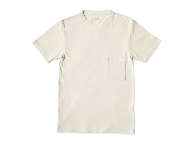 KAPITAL Gauze Poke Tee "Ivory"