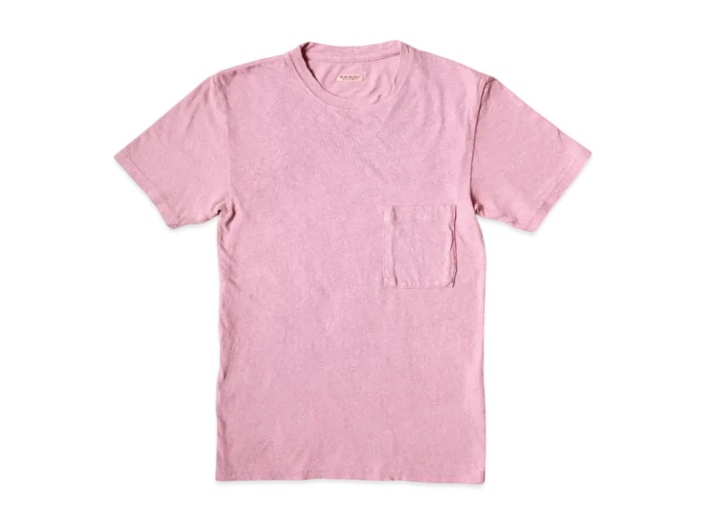 KAPITAL Gauze Poke Tee "Pink"