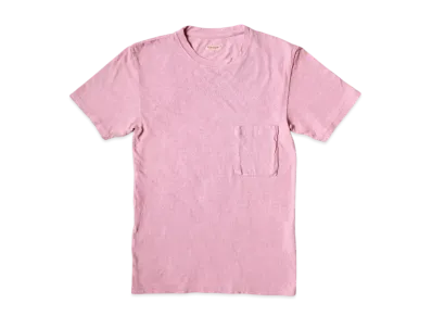KAPITAL Gauze Poke Tee "Pink"