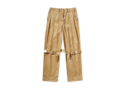 KAPITAL 8W Corduroy Harbor Bondage Pants "Beige"