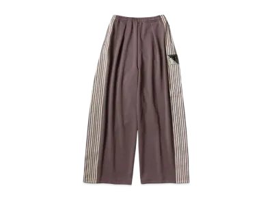 KAPITAL Smooth Jersey Stunt Man Woman Buggy Track Pants "Light Brown"