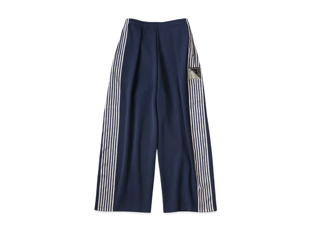 KAPITAL Smooth Jersey Stunt Man Woman Buggy Track Pants "Navy"