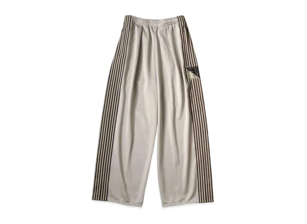 KAPITAL Smooth Jersey Stunt Man Woman Buggy Track Pants "Beige"