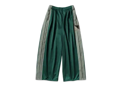 KAPITAL Smooth Jersey Stunt Man Woman Super Buggy Track Pants "Green"