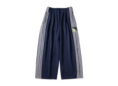 KAPITAL Smooth Jersey Stunt Man Woman Super Buggy Track Pants "Navy"