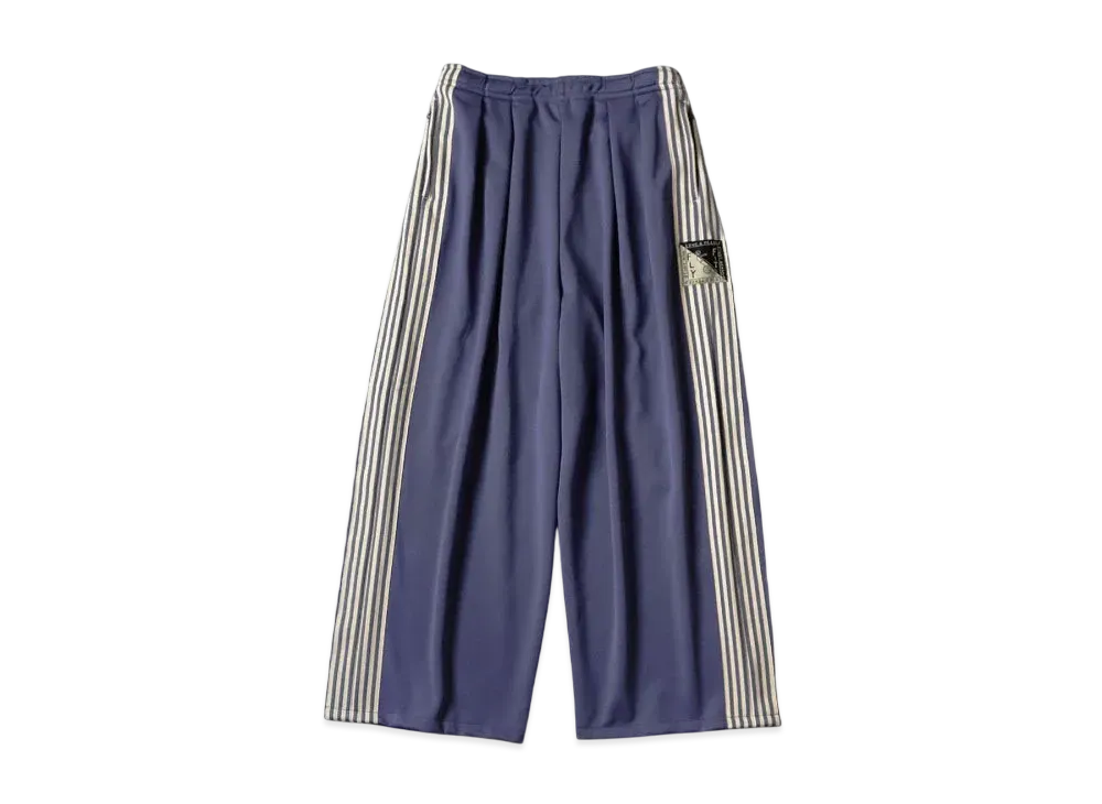 KAPITAL Smooth Jersey Stunt Man Woman Super Buggy Track Pants "Purple"