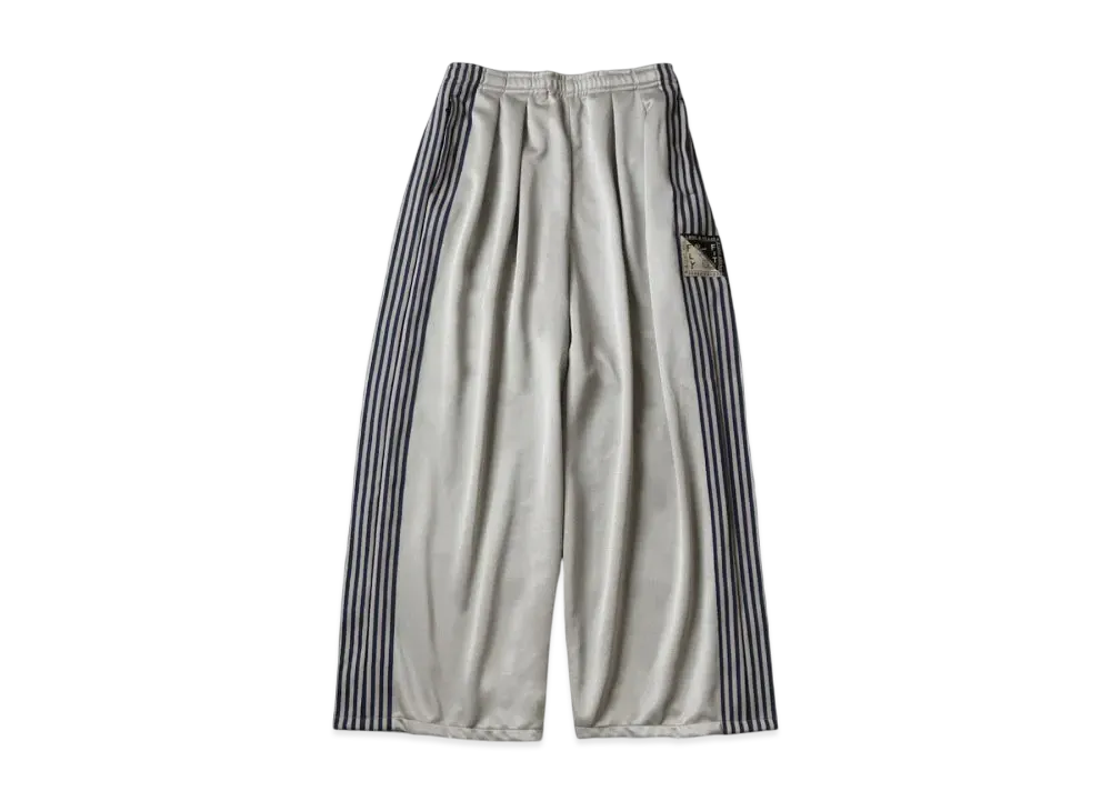KAPITAL Smooth Jersey Stunt Man Woman Super Buggy Track Pants "Grey"