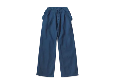KAPITAL Thin Canvas Nouvelle Pants "Navy"