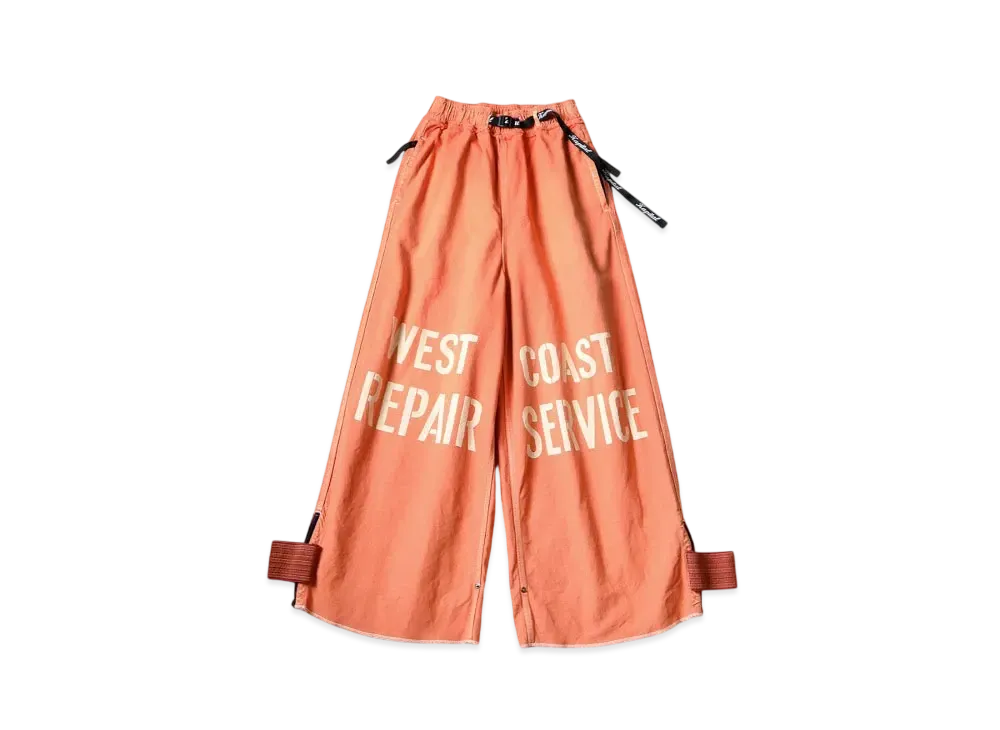 KAPITAL Canvas Waisted Repair Man Track Pants