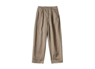 KAPITAL Chino High Waisted Neem Pants "Beige"