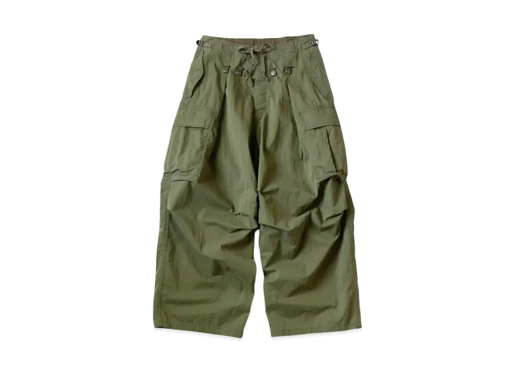 KAPITAL Ripstop Jumbo Cargo Pants "Khaki"
