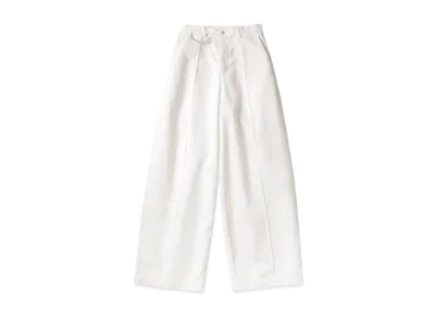 KAPITAL Chino Boogie Day Baggy Pants "White"