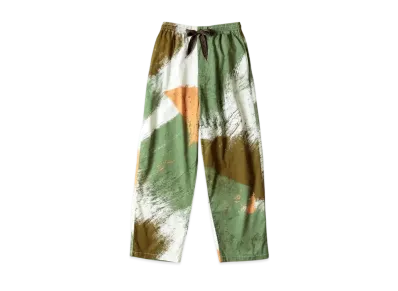 KAPITAL Corn Bar Barry Brush Camo Easy Pants "White"