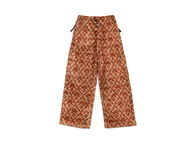 KAPITAL Yosemite Arabesque Fleece Easy Straight Pants "Beige"