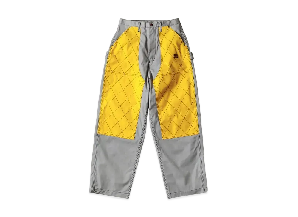 KAPITAL Canvas W Knee Rookie Painter Pants "Yellow"