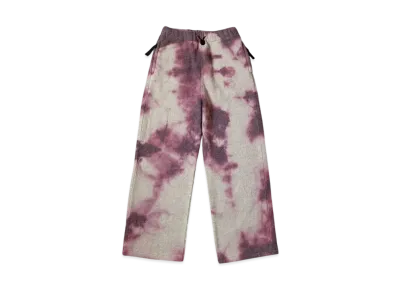 KAPITAL Reverse Fleece Tie Dye Easy Pants "Purple"