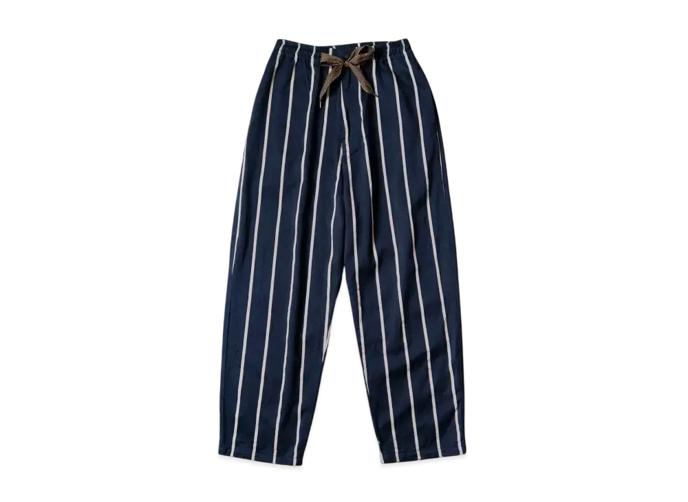 KAPITAL Fleece Lining Phillies Stripes Easy Pants "Navy"
