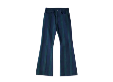 KAPITAL 11oz Tartan Check 5P "Green Black"