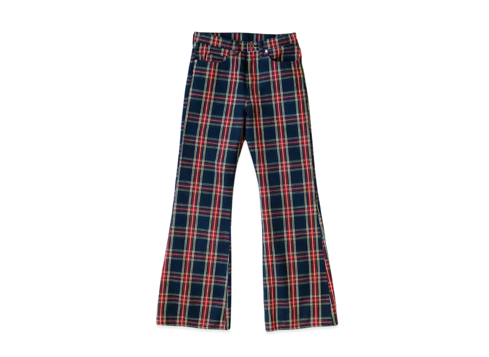 KAPITAL 11oz Tartan Check 5P "Red"