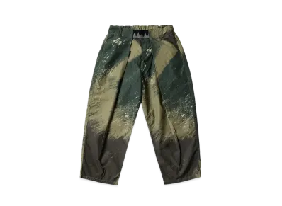KAPITAL Taffeta Brush Camo Easy Beach Go Pants "Khaki"