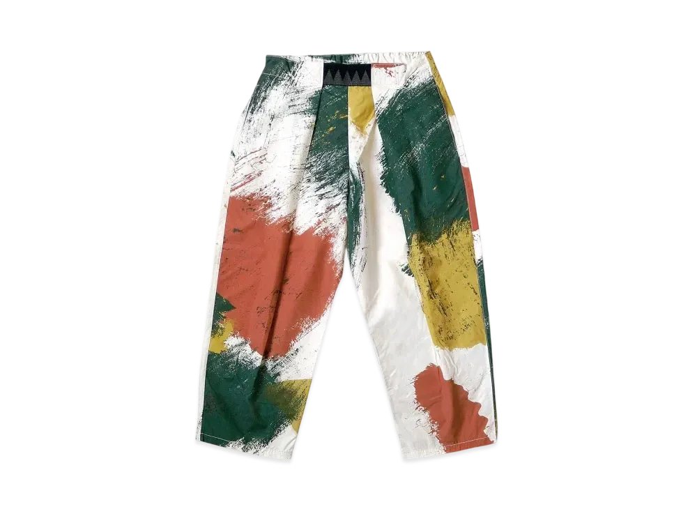 KAPITAL Taffeta Brush Camo Easy Beach Go Pants "Kinari"