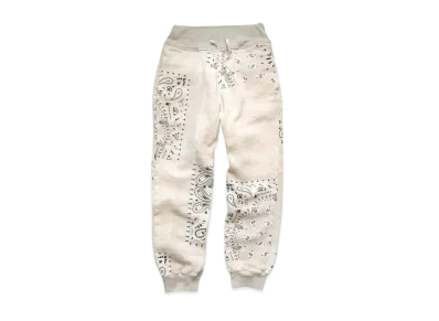 KAPITAL Fleece Bandana Sweat Ribs Pants "Kinari"