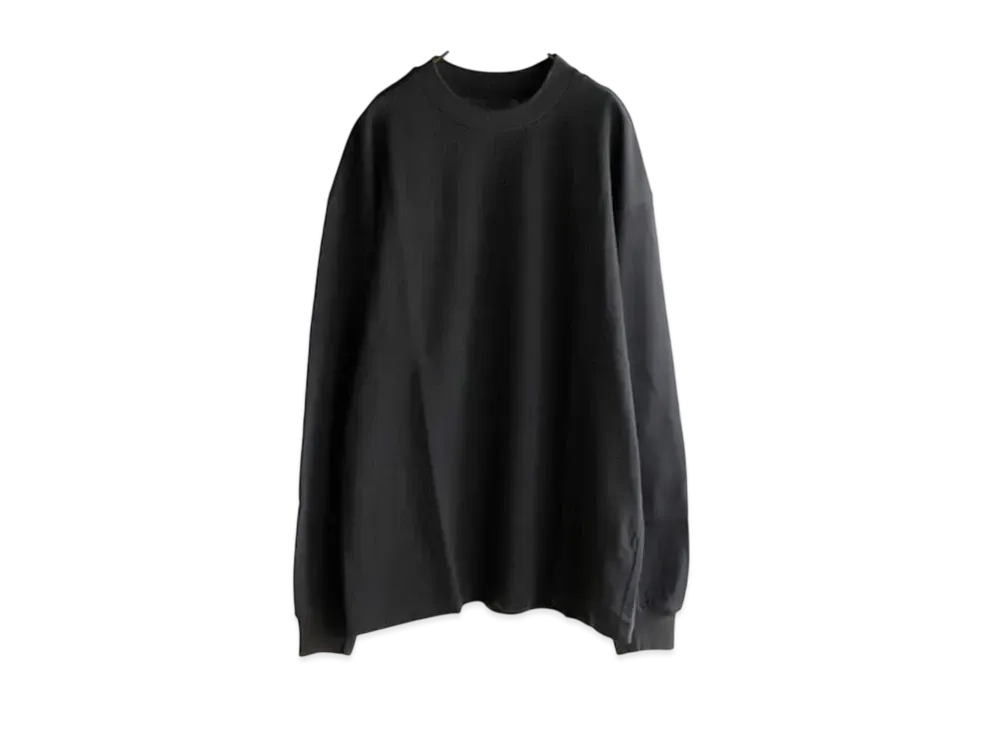 KAPTAIN SUNSHINE Suvin Plating L/S Tee "Ink Black"