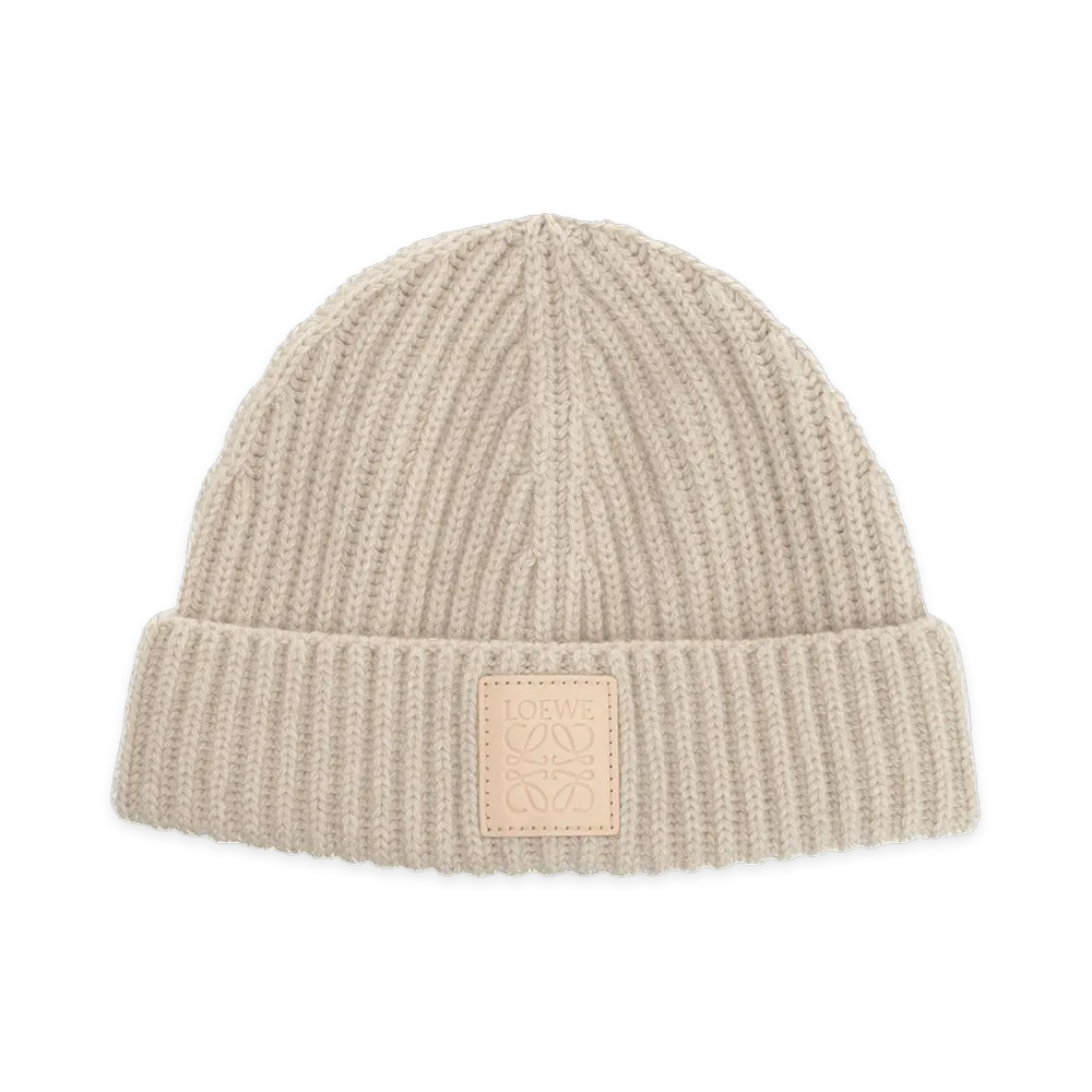 LOEWE Cashmere Hat "Light Beige"
