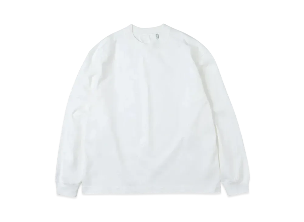 KAPTAIN SUNSHINE Suvin Supima Tube L/S Tee Heavy "Off White"