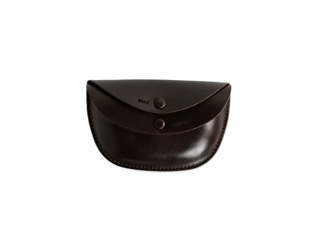 KAPTAIN SUNSHINE Round Wallet Sml "Dark Brown"