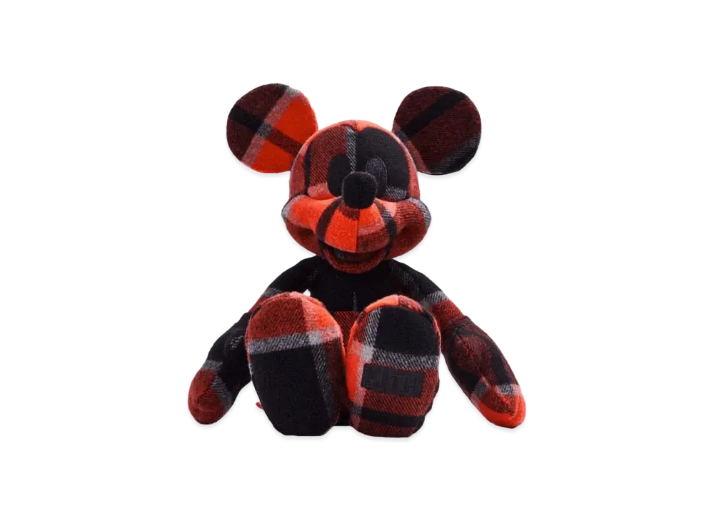 KITH Disney Large Mickey Plush "Plaid"