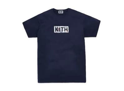 KITH Floral Classic Logo Tee (FW19) "Navy"